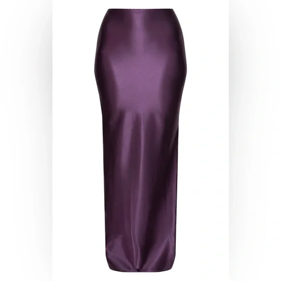 Plum Maxi Skirt - Picture 5 of 5